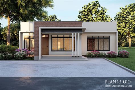 3 Bedroom House Plans, Floor Plans & Designs | AfroHousePlans.com