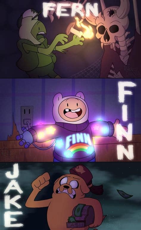 Adventure Time X Gravity Falls Fan Art By Sandypap3r Rgravityfalls