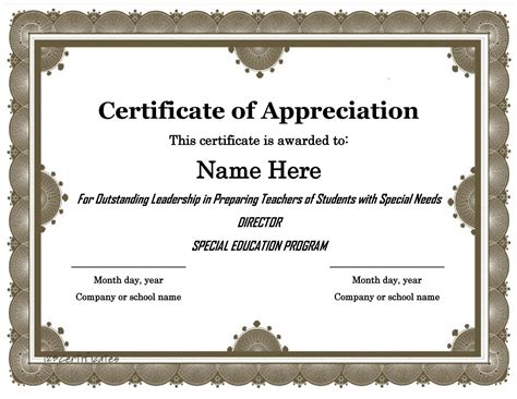 Award Certificate Templates Word 22