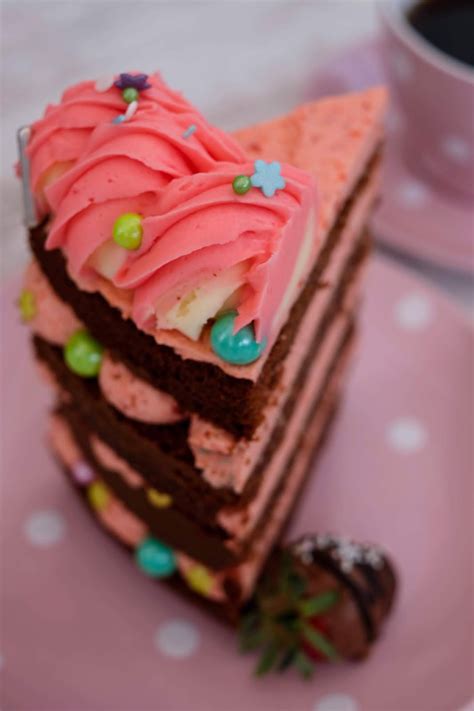 Schoko Erdbeer Naked Cake Marion S Kaffeeklatsch