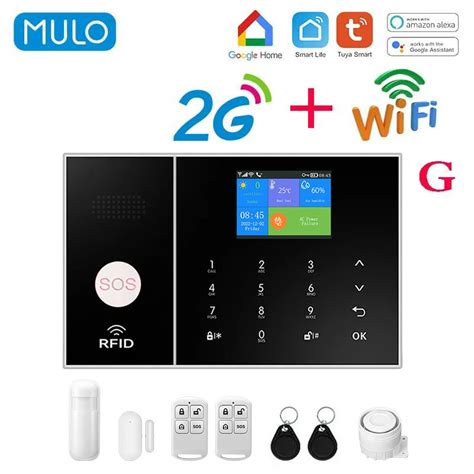 MULO Wi-Fi GSM сигнализация для дома, беспроводная охранная система ...