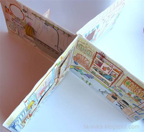 Книжка-домик для бумажных кукол :: Это интересно! | Бумажные куклы ...