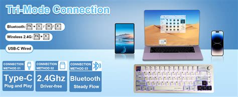 Amazon Boyi Gmk Aluminum Alloy Keyboard Kit Hot Swappable Bt G Type C Tri Mode