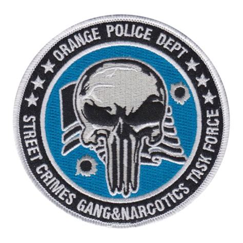 Orange Police Dept Street Crimes Gang And Narcotics Patch Orange Police