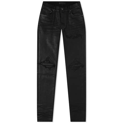 Amiri Mx1 Wax Jeans Black End