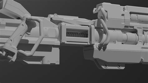 Stl File Militech Mk 31 Hmg Cyberpunk 2077 🔫・design To Download And