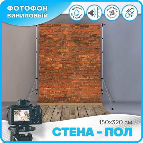 Фотофон виниловый фотозона стена-пол F1097, винил, 150х320 см - купить ...