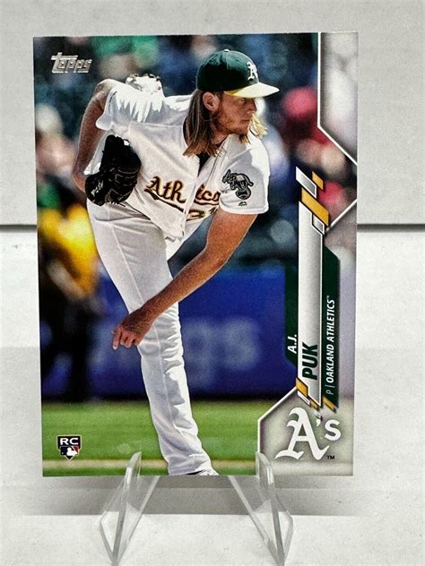 2020 Topps Series 1 Baseball Card 251 A J Puk RC Oakland Athletics EBay