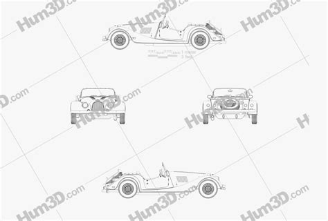 Morgan Plus 8 2004 Blueprint