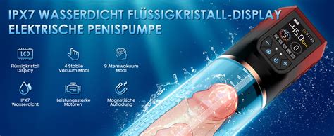 Penispumpe für Penisvergrößerung Sex Spielzeug für Männer
