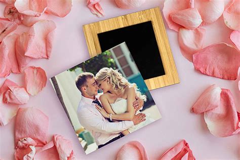 Bamboo ECO Sticky Magnet -Wooden Photo Magnet | Magical Book Lab