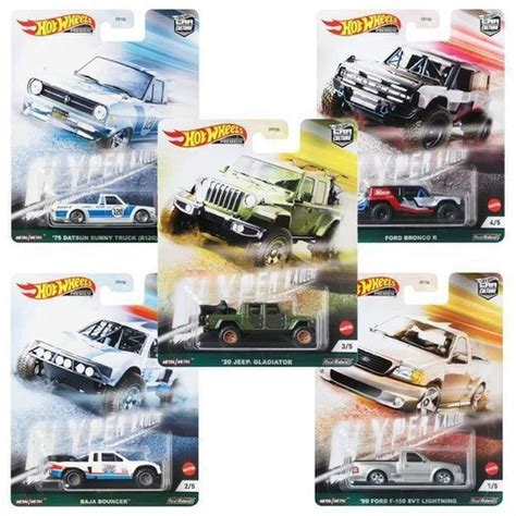 Sada Premium Hot Wheels Hyper Haulers Model Ford Jeep Datsun Aukro