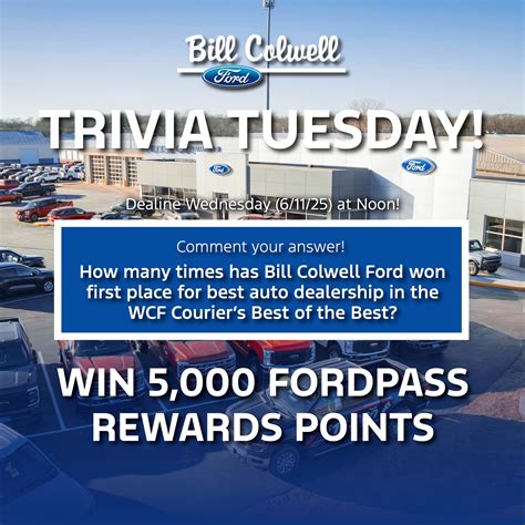 Bill - It’s Trivia Tuesday This week’s question: How many times has