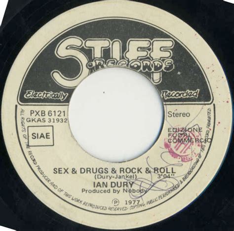 Ian Dury Cherry Vanilla Sex Drugs Rock Roll The Punk Releases Discogs