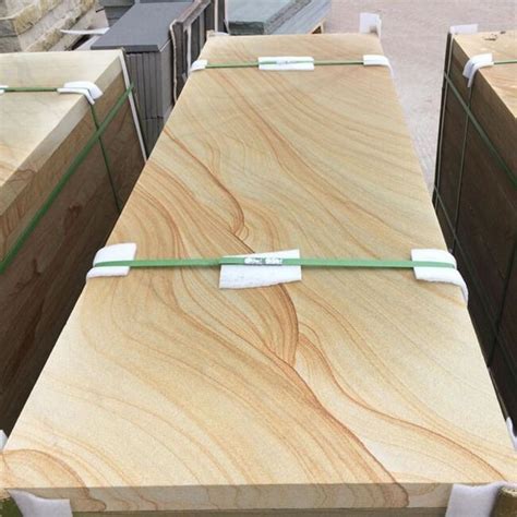 China Customized Teak Wood Sandstone Slab Suppliers Wholesale Service