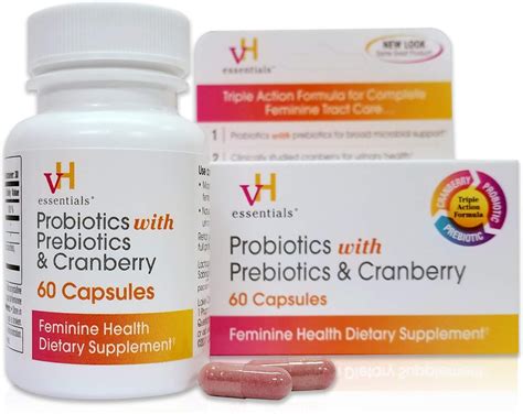 Amazon VH Essentials Probiotics With Prebiotics And Cranberry