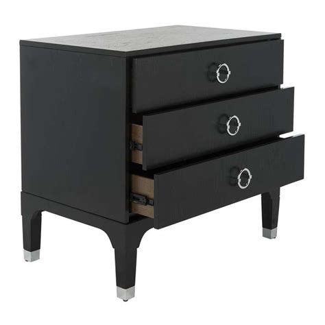 Safavieh Lorna Night Stand Black Fox6232a