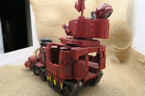 Warhammer 40k Ork Battlewagon Painted With Deff Rolla Ebay