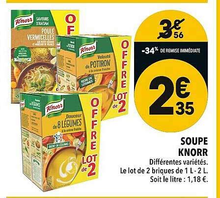 Promo Soupe Knorr Chez Supeco Icatalogue Fr