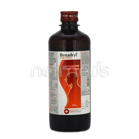 Benadryl Cough Formula Syrup 450ml Buy Medicines Online At Best Price From