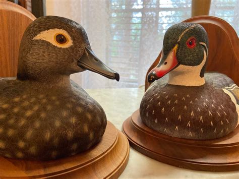 Vintage Mallard Duck Bookends Etsy