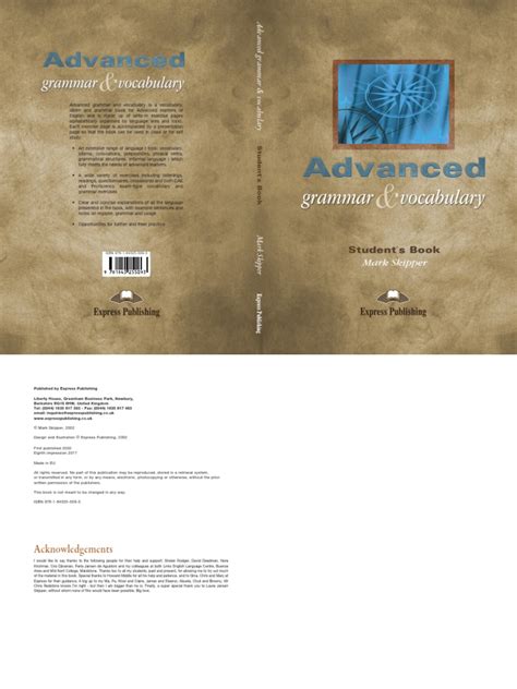 Advanced Grammar Vocabulary | PDF | Phrase | Verb