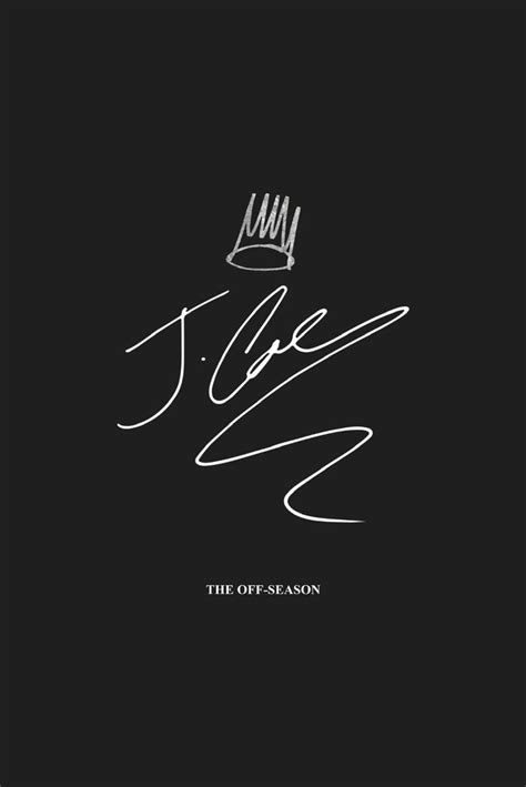 J Cole ‘the Off Season Crown Signature Album Poster Defining In