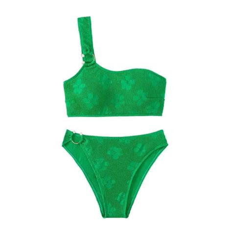 One Shoulder Bikini Set