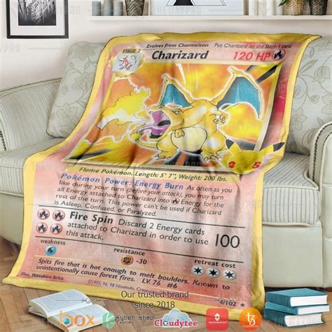 Mega Charizard Pokemon Blanket Hot Sale 2024
