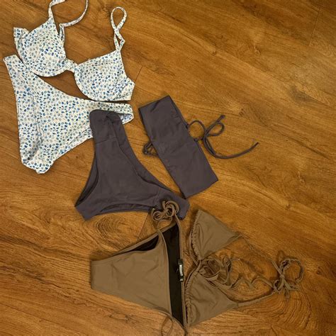 Bikini Bundle Only Wore One Or Twice And Misguided Depop