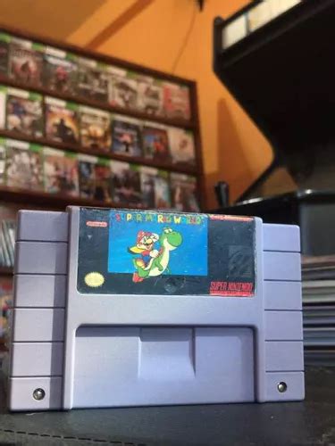 Fita Super Mario World Original Nintendo Snes Mercadolivre