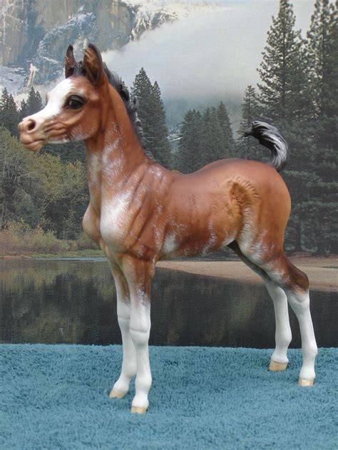 Custom Breyer Paf By Becky Turner Painted Bay Sabino By Sommer Prosser