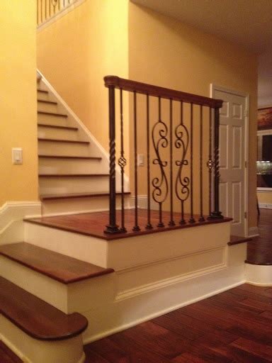 Paired Scrolls Stair Solution