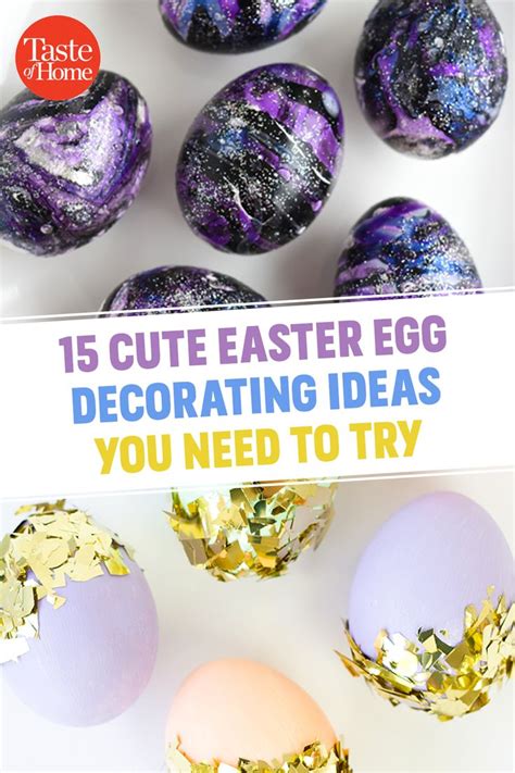 Clever Ways To Decorate Your Easter Eggs This Yearwith Easy Ideas