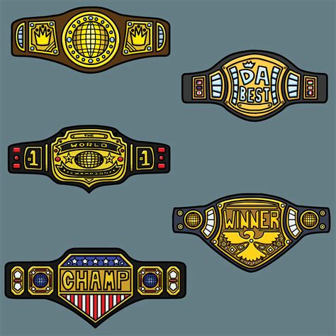 Championship Belt Svg Championship Belt Vector 48 Off