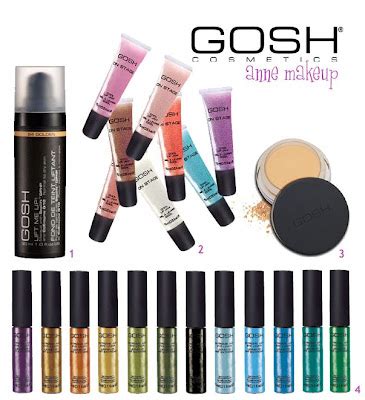 anne makeup novidades gosh