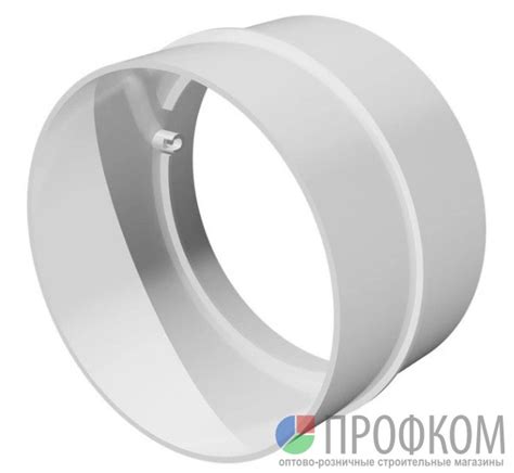Соединитель пластик, D100 10SK - Комплектующие, крепеж для вентиляции ...