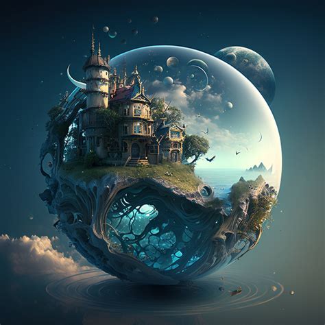 Fantasy World Digital Poster Download - Magic Portal, Fantasy World ...