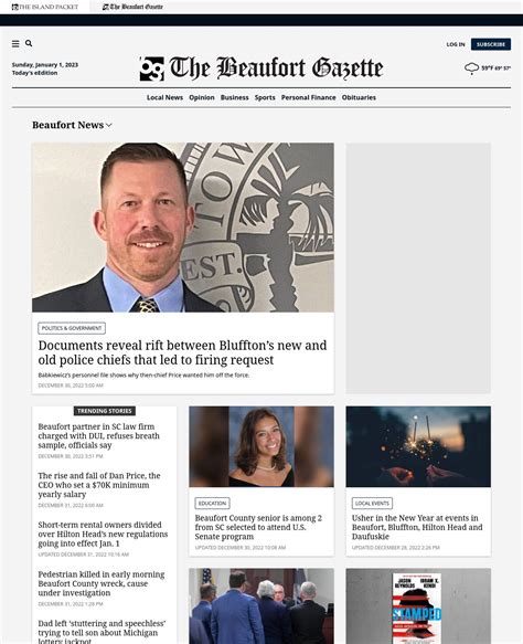 Beaufort Gazette homepages in 2023 : Free Download, Borrow, and