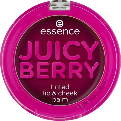 Купить essence Бальзам для губ и щек JUICY BERRY онлайн