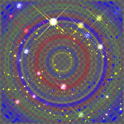 圆形彩色炫光迪斯科抽象光效元素素材下载 正版素材402092173 摄图网