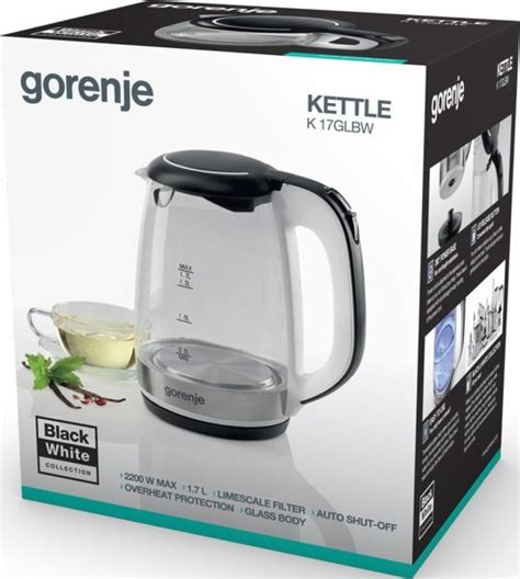 Електрочайник GORENJE K17GLBW – купити за найкращою ціною в Gorenje ...