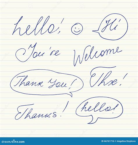 Thank You Thanks Expressing Gratitude Note On A Sign Vector