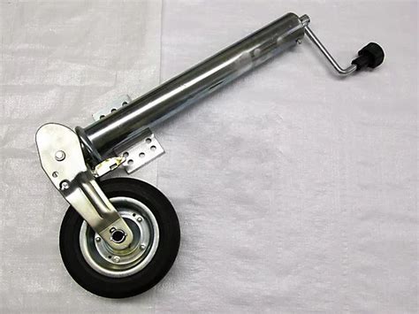auto folding jockey wheel  fixing bracket mm telescopic metal