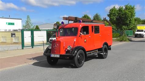 Mercedes Benz L S Lf Tsa Freiwillige Feuerwehr Oberheinsdorf Youtube