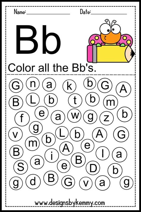Find And Color Alphabet Activity Worksheet For Preschoolers
