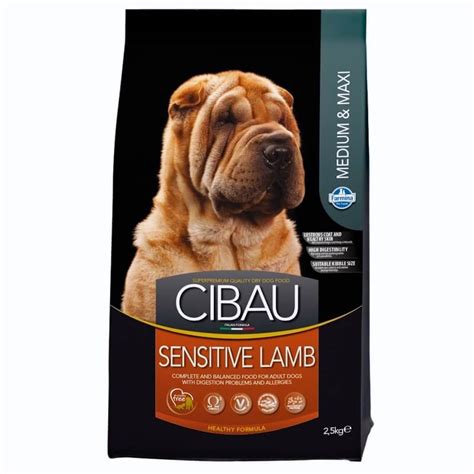 Farmina Cibau Sensitive Lamb Adult 2.5kg Dog food - LoyalPetZone India