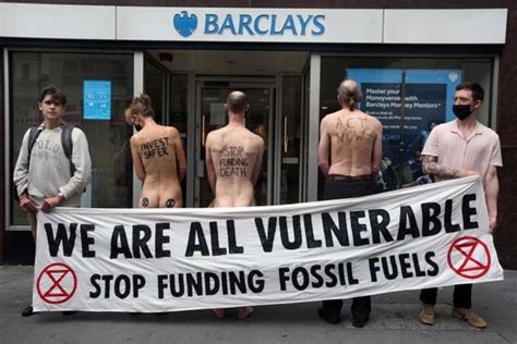 Naked Rebels Protest Outside Barclays Wormwood Editorial Stock Photo Stock Image Shutterstock