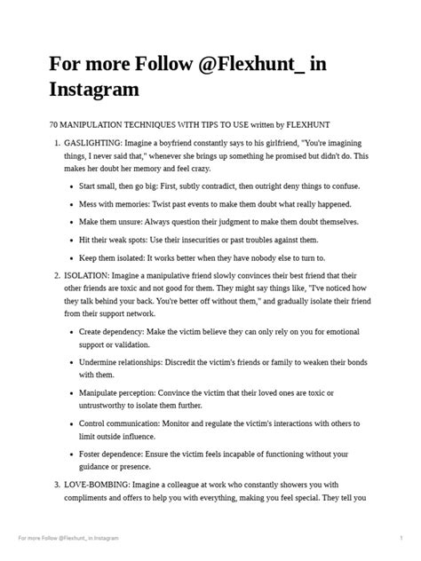 manipulation techniques  tips  sympathy reinforcement