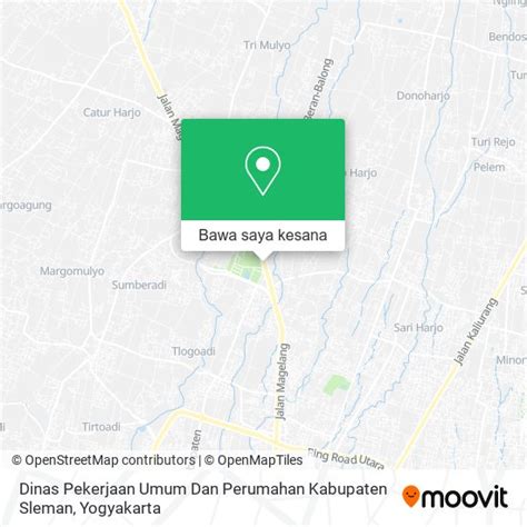 Cara Ke Dinas Pekerjaan Umum Dan Perumahan Kabupaten Sleman Menggunakan